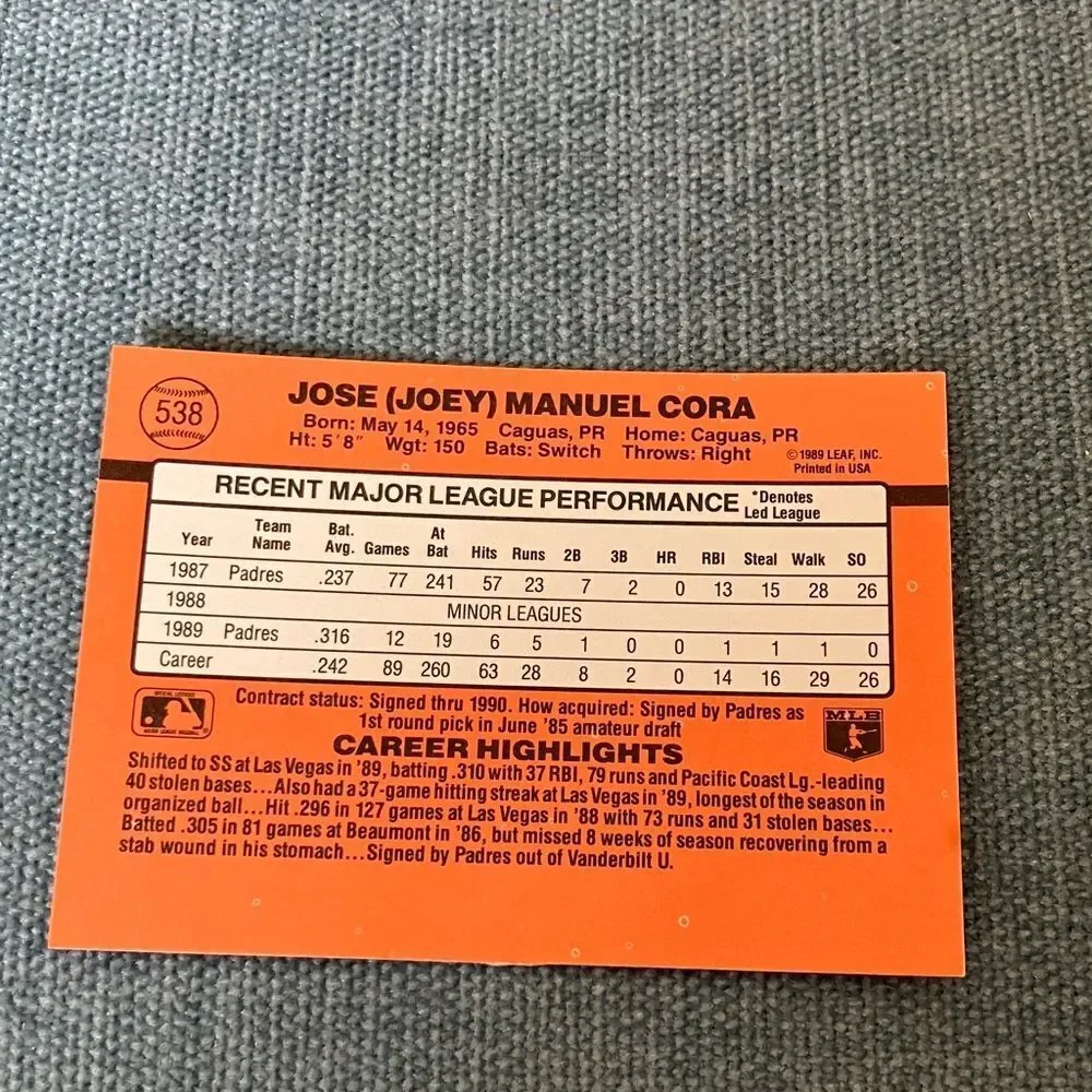 Donruss see pictures